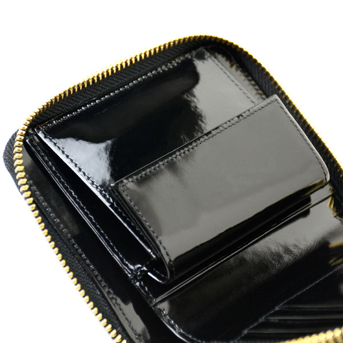 Porter - Yoshida & Co. Glass Leather Zip Wallet - Black (381-02960-10)