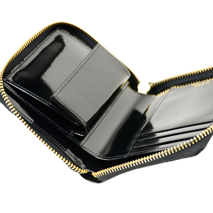 Porter - Yoshida & Co. Glass Leather Zip Wallet - Black (381-02960-10)
