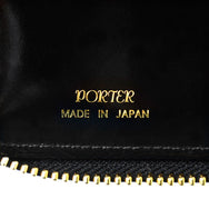 Porter - Yoshida & Co. Glass Leather Zip Wallet - Black (381-02960-10)