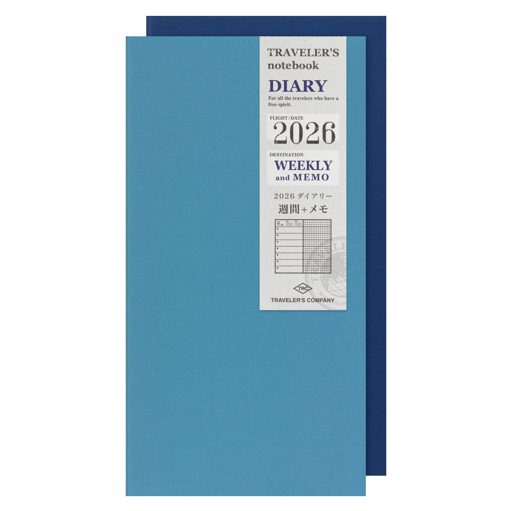 Traveler’s Notebook Weekly + Memo Refill 2026 – Regular Size