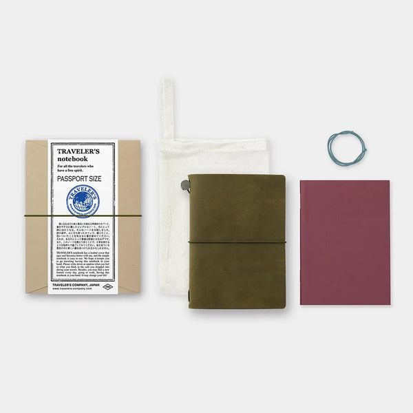 Traveler's Company Traveler's Notebook Passport Size - Olive