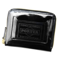 Porter - Yoshida & Co. Glass Leather Zip Wallet - Black (381-02960-10)