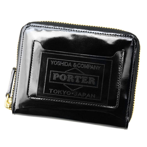 Porter - Yoshida & Co. Glass Leather Zip Wallet - Black (381-02960-10)