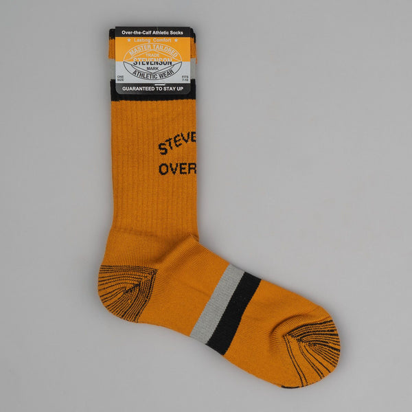 Stevenson Overall Over the Calf Athletic Socks - Yellow
