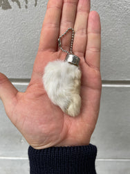 The Real McCoy’s Buco Rabbit Foot Key Chain - White (BA25101)