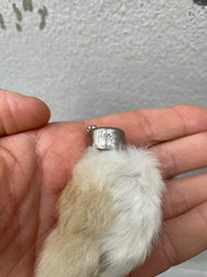 The Real McCoy’s Buco Rabbit Foot Key Chain - White (BA25101)