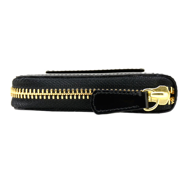Porter - Yoshida & Co. Glass Leather Zip Wallet - Black (381-02960-10)