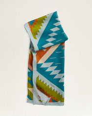 Pendleton Higland Peak Silk Scarf - Turquoise Multi (GS293 41008)