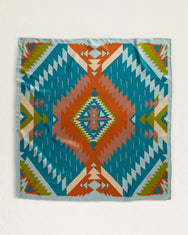 Pendleton Higland Peak Silk Scarf - Turquoise Multi (GS293 41008)