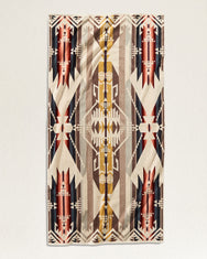 Pendleton Jacquard Bath Towel - White Sands Tan
