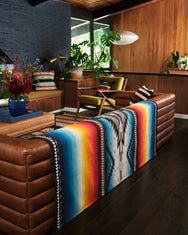 Pendleton Unnaped Jacquard Robe Blanket - Saltillo Sunset (ZE475 57081)