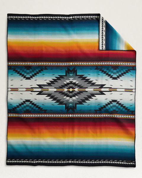 Pendleton Unnaped Jacquard Robe Blanket - Saltillo Sunset (ZE475 57081)