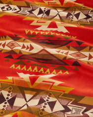 Pendleton Limited Edition Jacquard Robe Blanket – Highland Peak Red (ZE782 57236)