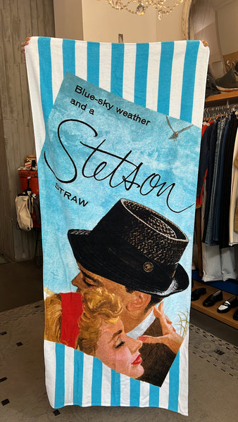 Stetson Beach Towel Blue White (9999929)