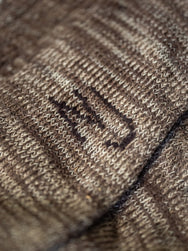 Nudie Jeans Rasmusson Mens Rib Sock Brownmelange