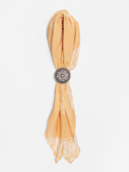 NUDIE JEANS Concho Scarf Ornament Silver