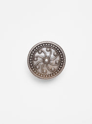 NUDIE JEANS Concho Scarf Ornament Silver