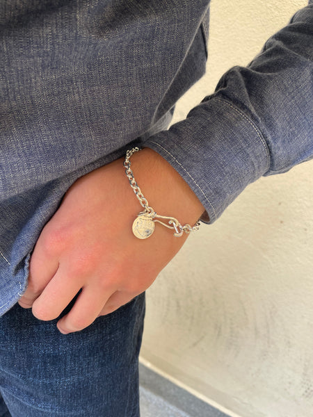 First Arrow’s 1.5mm Chain Bracelet with Arrowhead Pendant – BR-323
