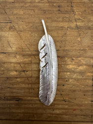 First Arrow's Feather Pendant Large Left P-001L