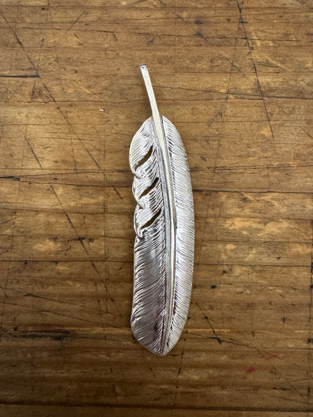 First Arrow's Feather Pendant Large Left P-001L