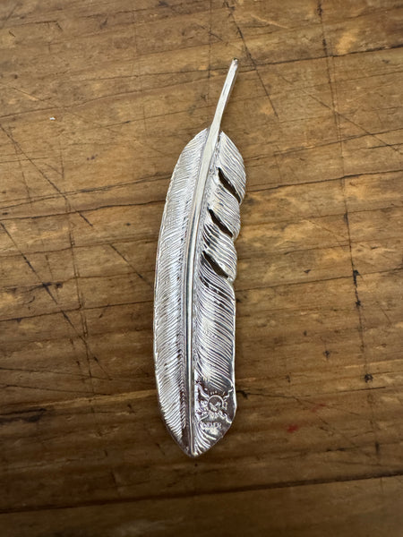 First Arrow's Feather Pendant Large Left P-001L