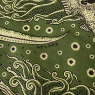 Indigofera Skull Bandana Green (1970-232-02)
