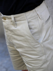 The Real McCOY's Blue Seal Chino Shorts – Beige (MP20018-041)