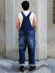 Fleurs de Bagne Overall – Denim Heavy Used (A-07031)