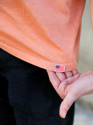 Studio d'Artisan Cotton Print T-Shirt Championship – Orange (8163A)