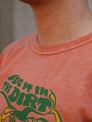 Studio d'Artisan Cotton Print T-Shirt Championship – Orange (8163A)