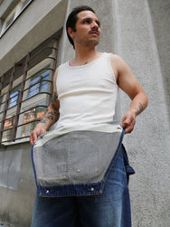 Fleurs de Bagne Overall – Denim Heavy Used (A-07031)