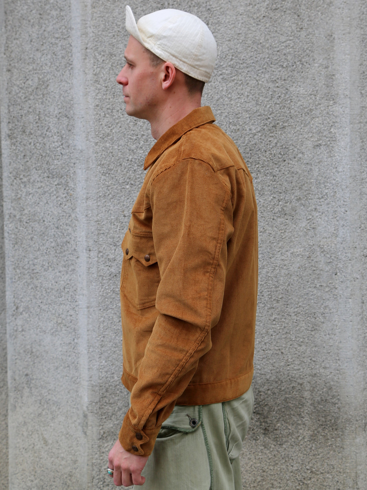 Indigofera Cooper Corduroy Shirt – Gold (6343-571-38)