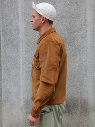 Indigofera Cooper Corduroy Shirt – Gold (6343-571-38)