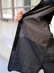 Black Sign Shining Cord Soldier Shirt – Silky Black (BSFL-23102)