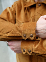 Indigofera Cooper Corduroy Shirt – Gold (6343-571-38)