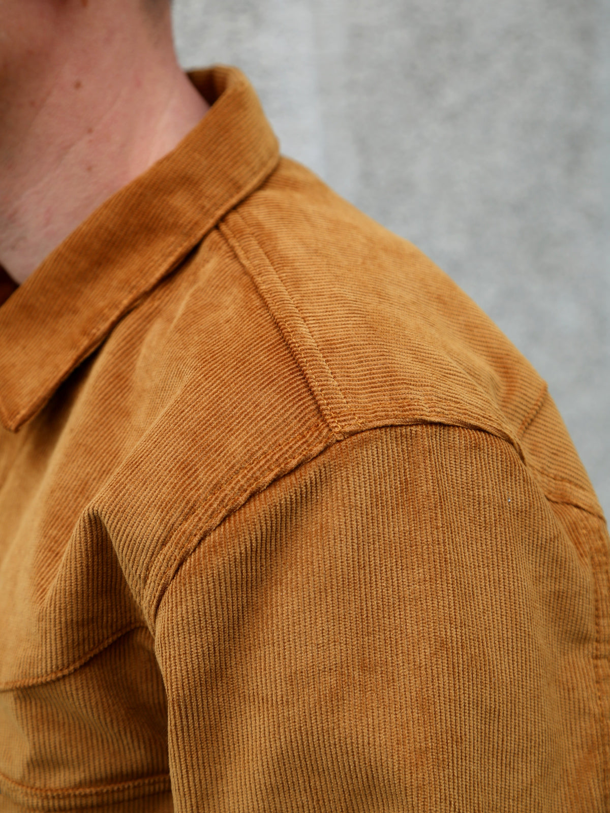 Indigofera Cooper Corduroy Shirt – Gold (6343-571-38)