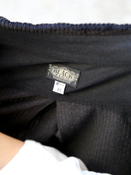 Black Sign Shining Cord Soldier Shirt – Silky Black (BSFL-23102)