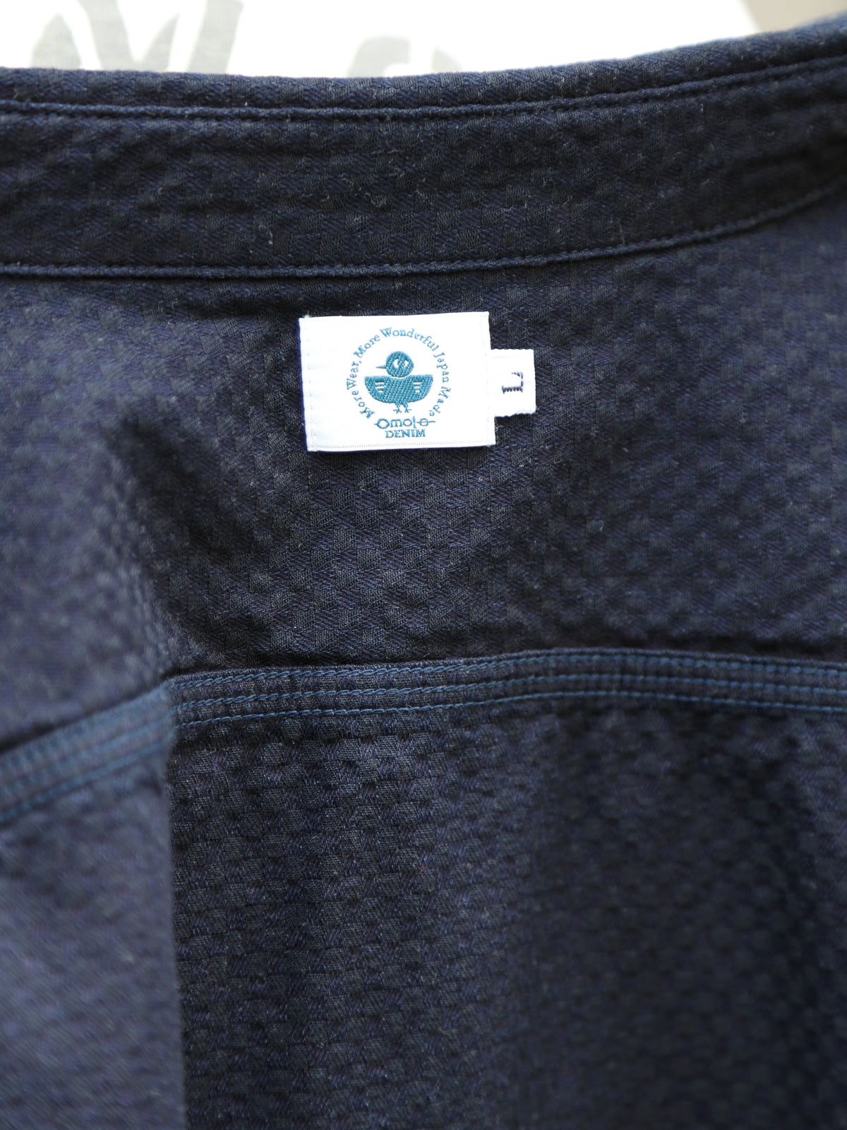 Omoto Denim 8oz Ichimatsu Denim Work Shirt – Indigo (5019)