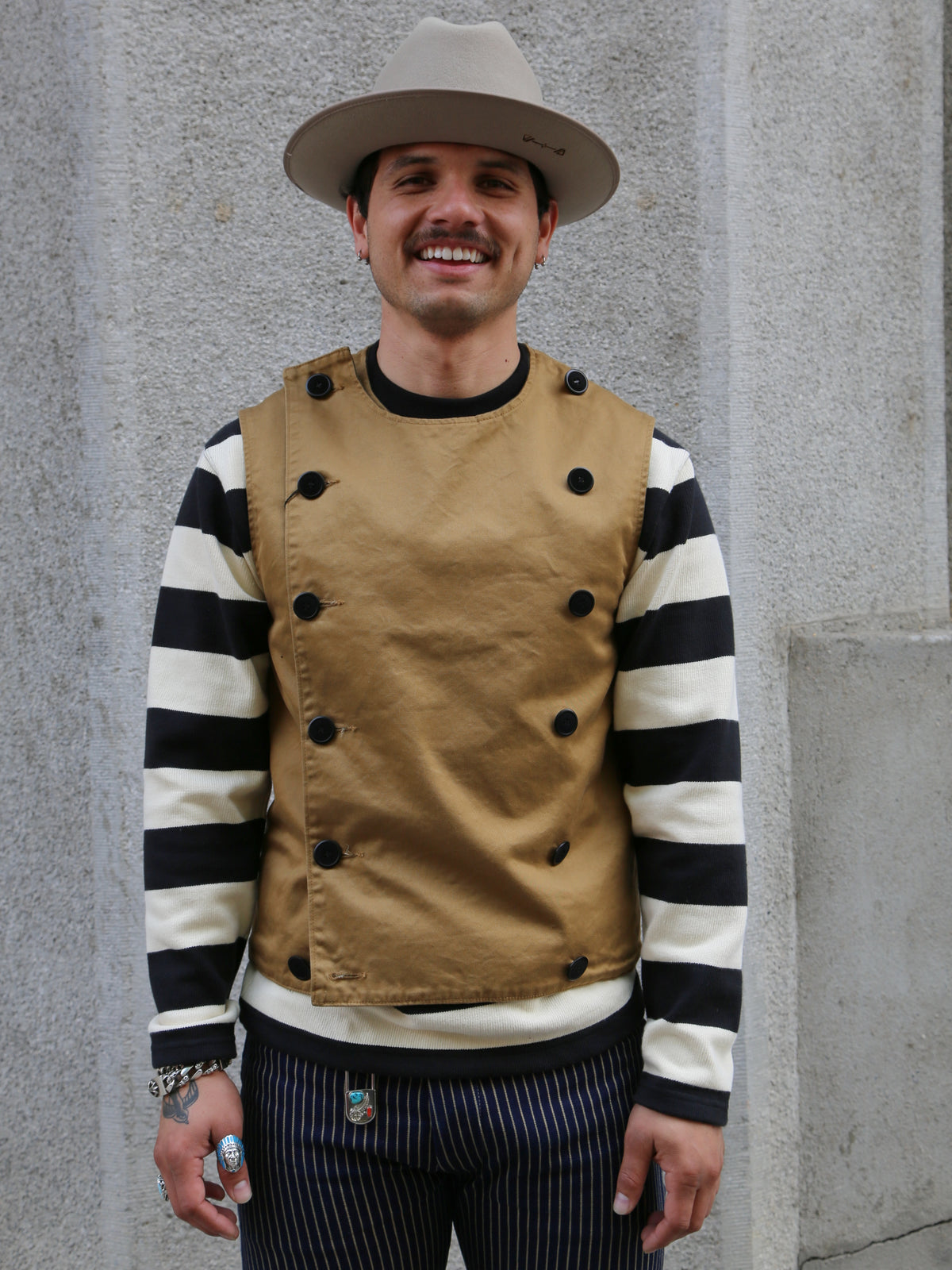 Black Sign Duality Swindler Vest – Soldier Green x Field Beige (BSSV-24201)