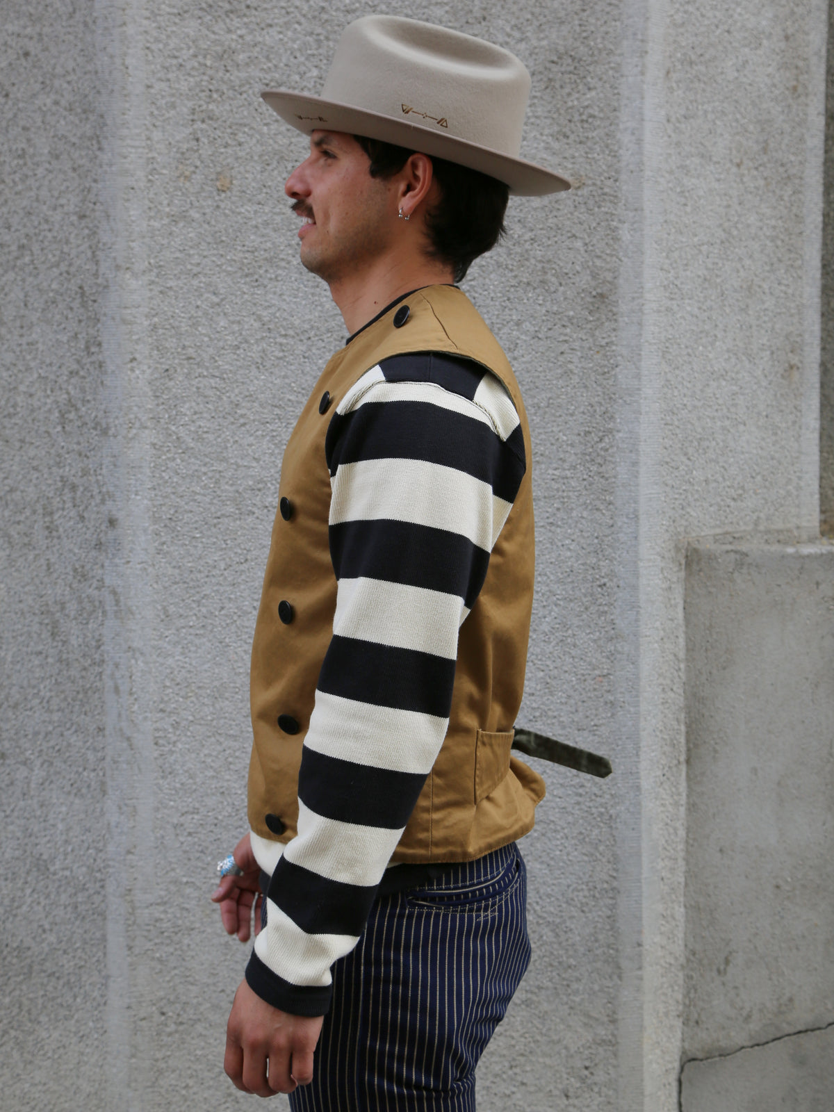 Black Sign Duality Swindler Vest – Soldier Green x Field Beige (BSSV-24201)