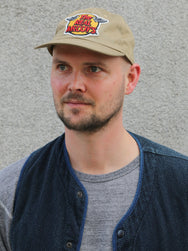 The Real McCoy's MA23001 Logo Baseball Cap - Khaki