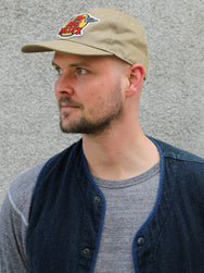 The Real McCoy's MA23001 Logo Baseball Cap - Khaki