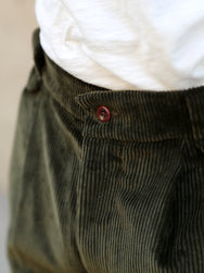 Fleurs de Bagne Pantalon Anatole – Khaki Corduroy