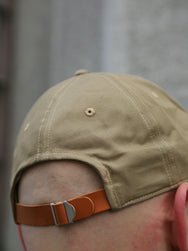 The Real McCoy's MA23001 Logo Baseball Cap - Khaki