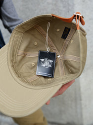 The Real McCoy's MA23001 Logo Baseball Cap - Khaki