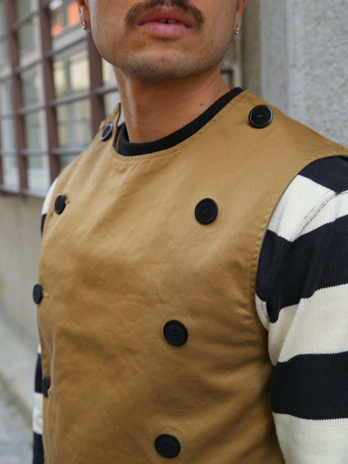 Black Sign Duality Swindler Vest – Soldier Green x Field Beige (BSSV-24201)