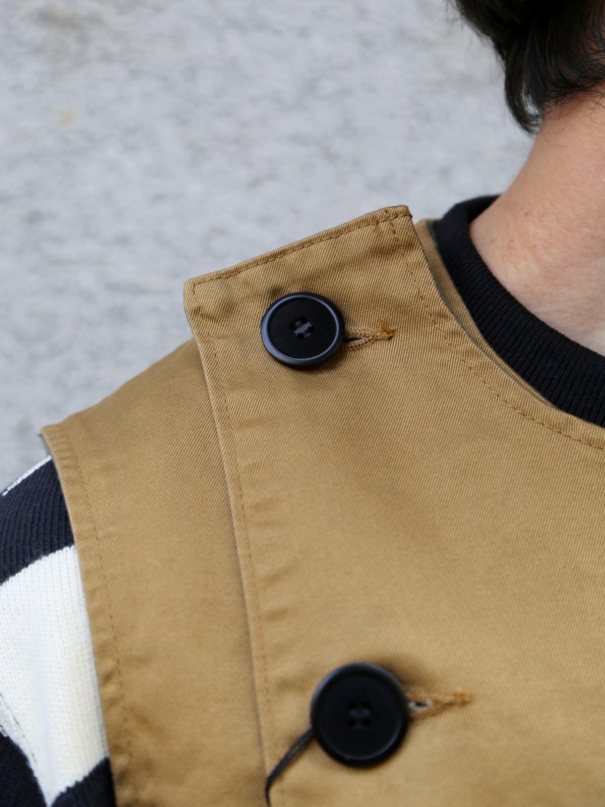 Black Sign Duality Swindler Vest – Soldier Green x Field Beige (BSSV-24201)