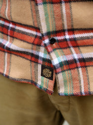 Indigofera Bryson Shirt (6333-810-28) - Beige/Red/White/Green