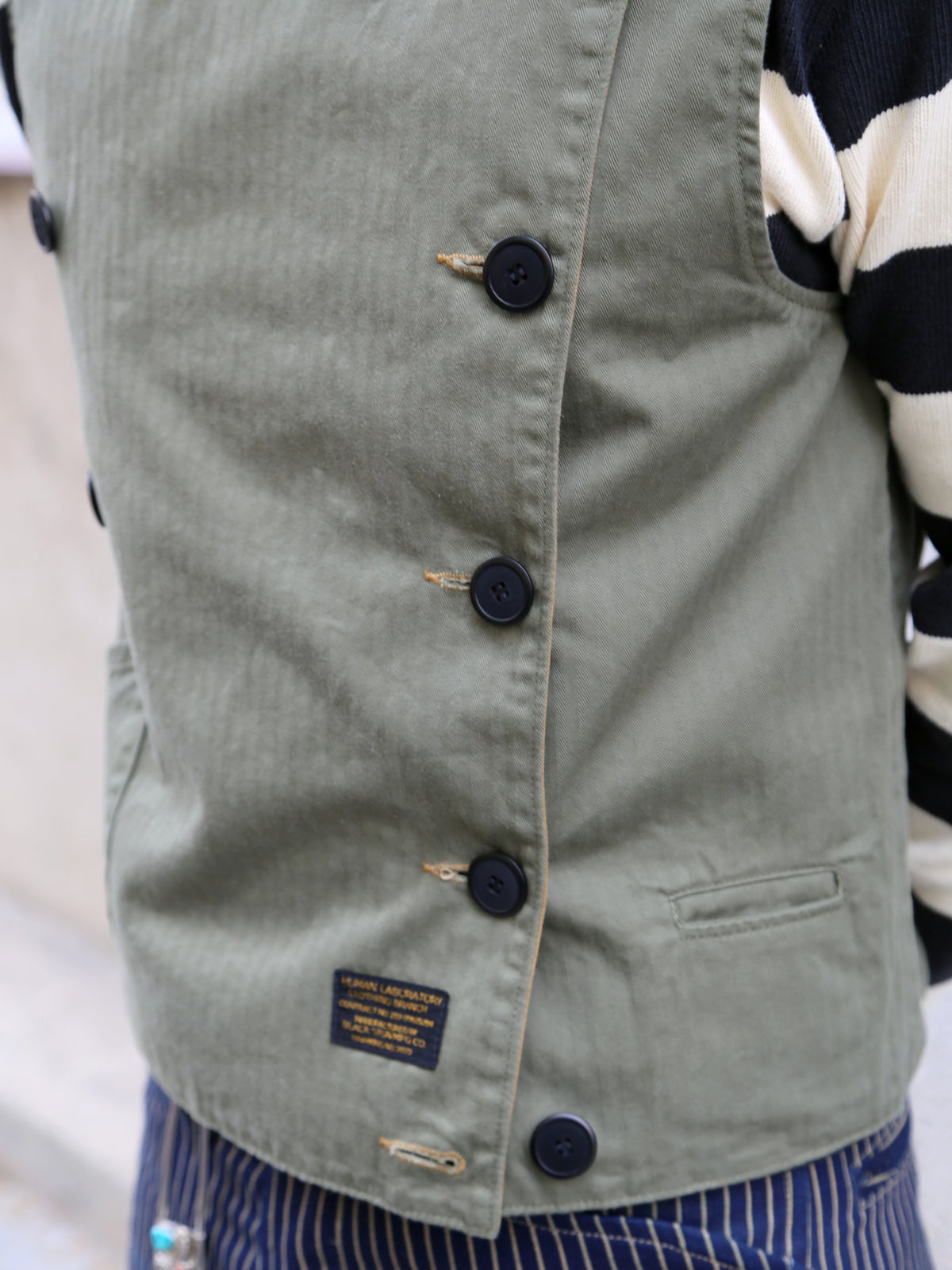 Black Sign Duality Swindler Vest – Soldier Green x Field Beige (BSSV-24201)