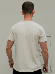 Samurai SJST-SC01 Japanese Cotton Made Crew Neck Tee - Natural